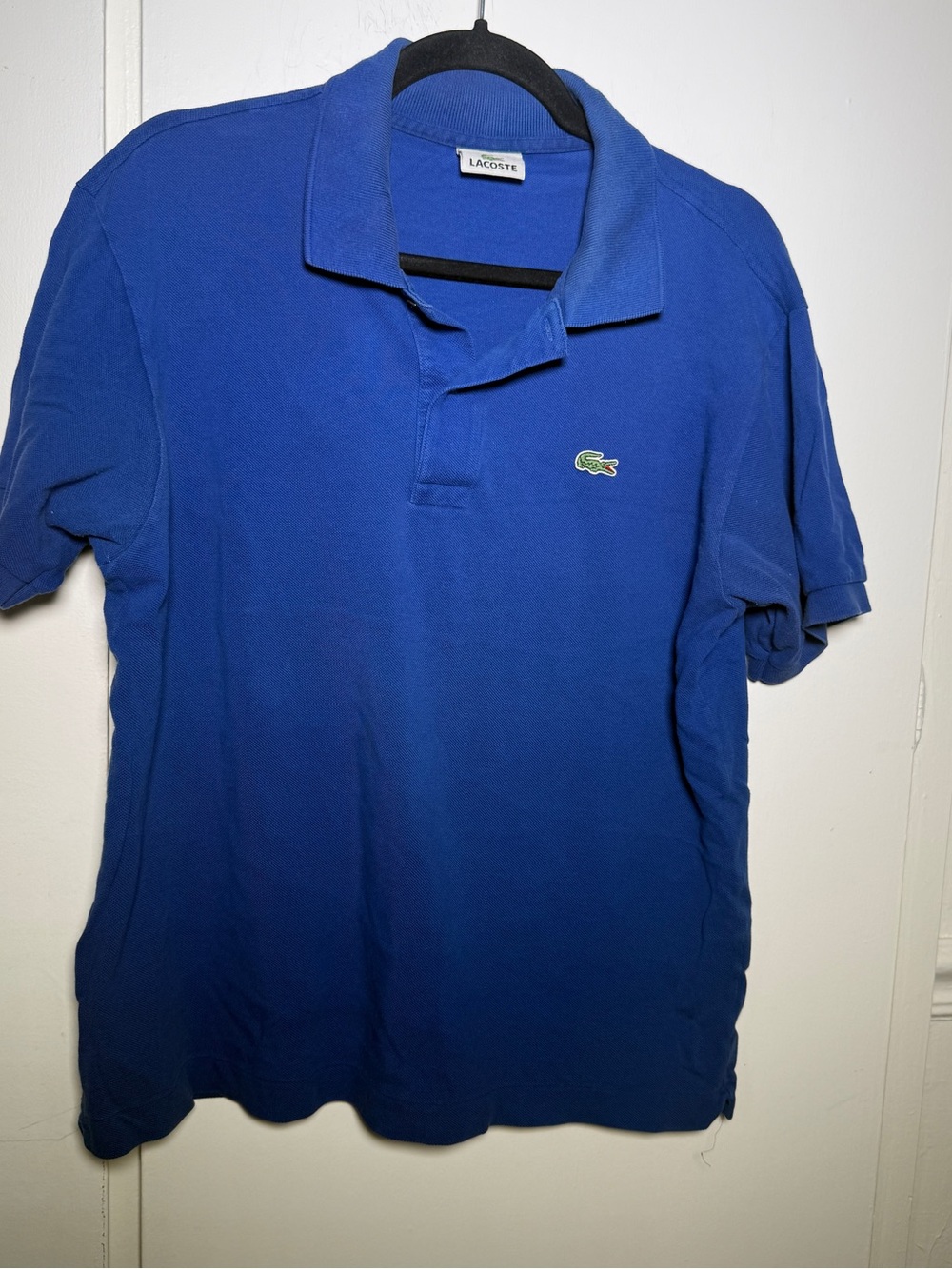 Lacoste Men's Royal Blue Short-Sleeve Polo Medium